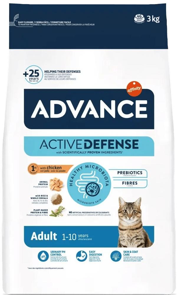 Advance Cat Adult Chiсken and Rice КУРКА корм для котів 3 кг (573311)